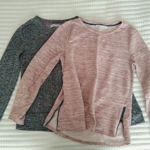 Lot of 2 Summer & Sage lightweight sweaters